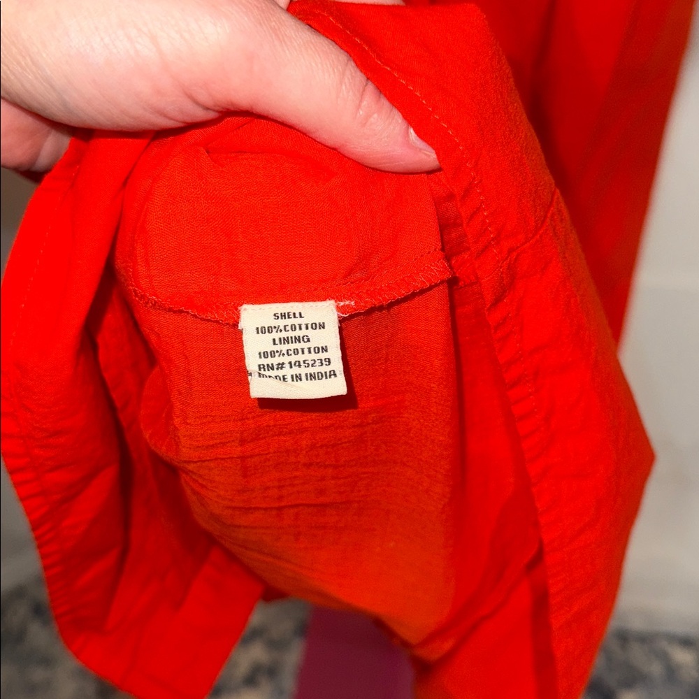Sim &‎ Sam Vibrant Orange Skirt - Picture 4 of 6